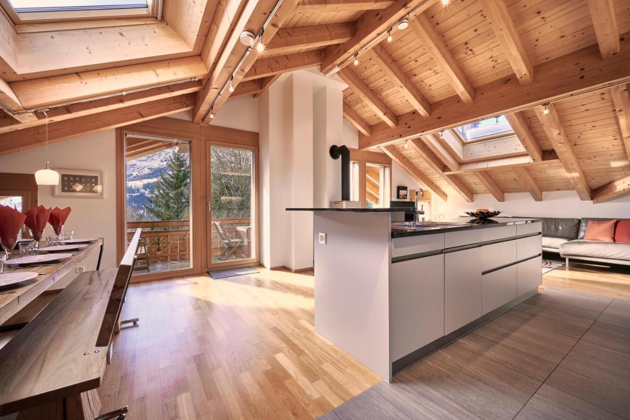 Chalet Bergfrieden Penthouse 翁根 外观 照片