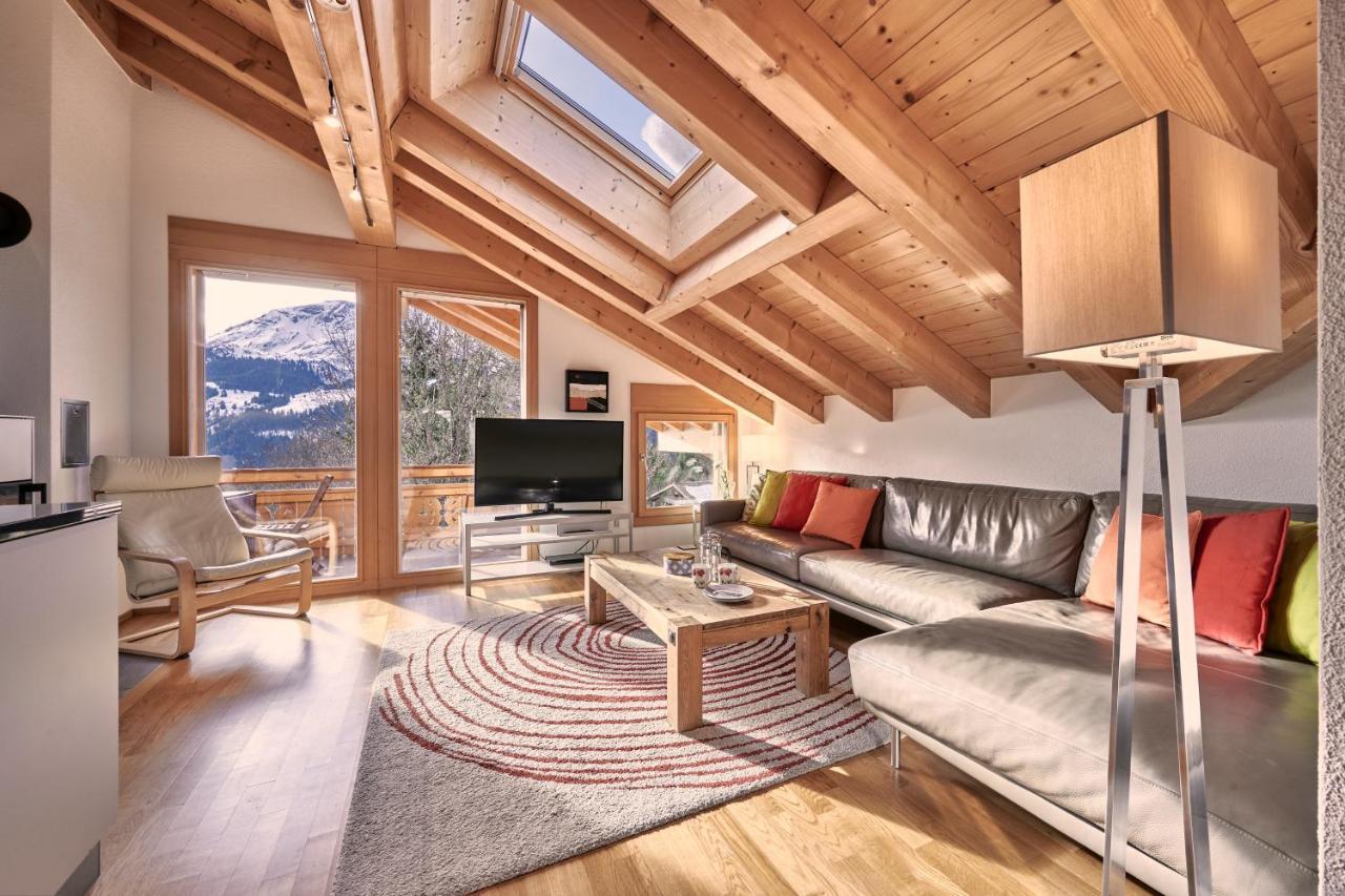 Chalet Bergfrieden Penthouse 翁根 外观 照片