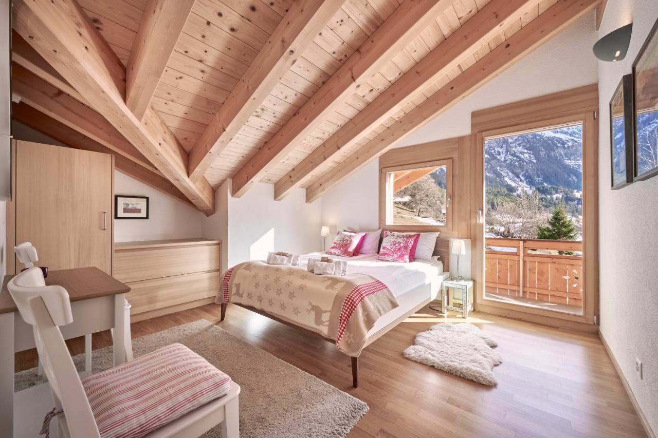 Chalet Bergfrieden Penthouse 翁根 外观 照片
